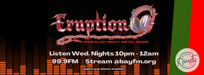 Eruption | Iron Clad Heavy Metal Radio with Lindsay on Bay FM - 99.9FM