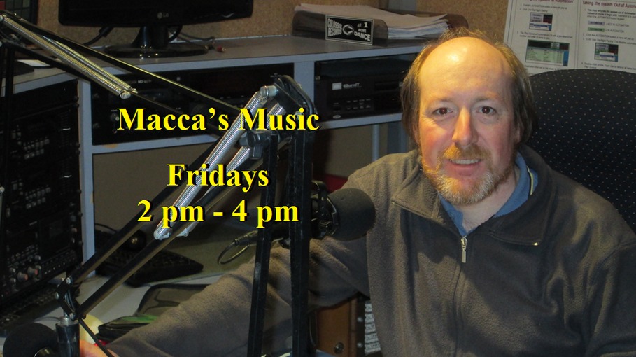 Macca's Music with Peter McMurray on 98.9 North West FM 