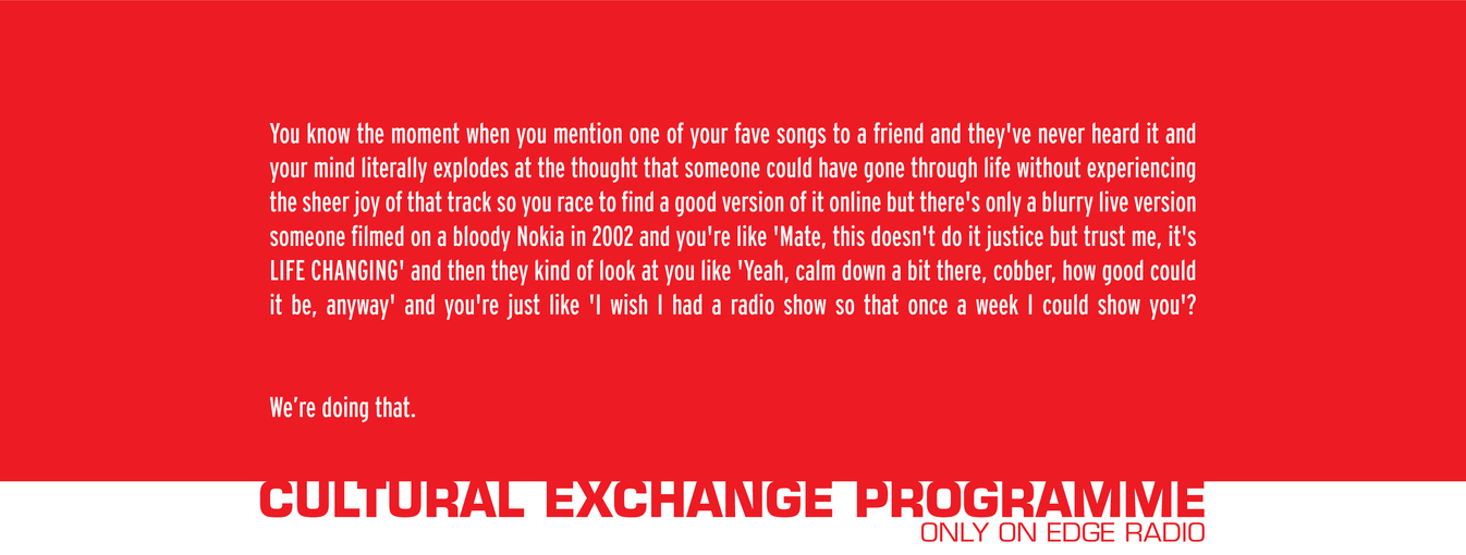 Cultural Exchange Programme with Kevin on Edge Radio 99.3FM